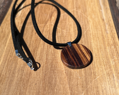 Zebrawood necklace