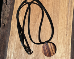 Zebrawood necklace